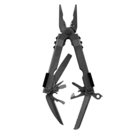 Gerber SECOND – MP600 Needlenose Multi Tool (Carbide cutters) - Black - Leather Sheath