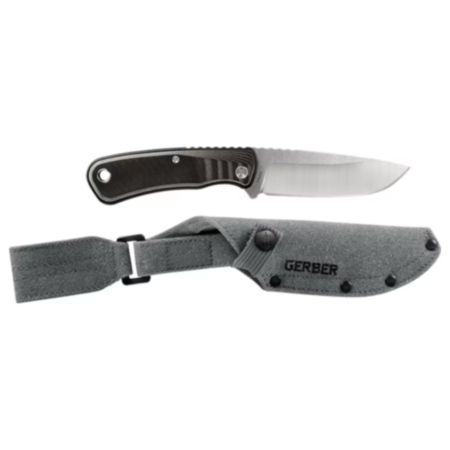 Gerber Downwind Drop Point Fixed Knife - Black