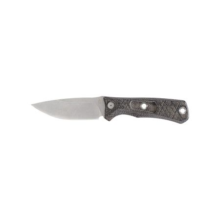 Gerber Convoy Fixed Blade Knife + Sheath - Morel Brown Micarta